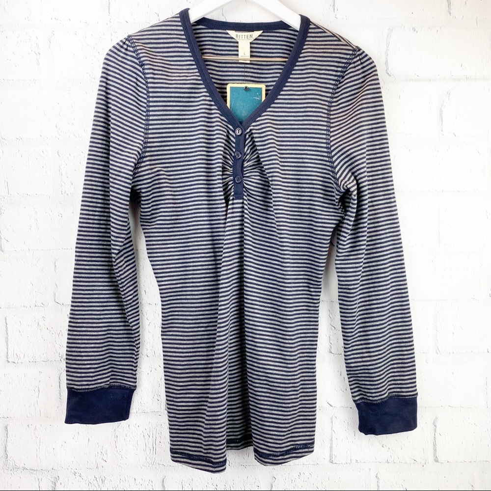 Bitten Sarah Jessica Parker Long Henley Shirt